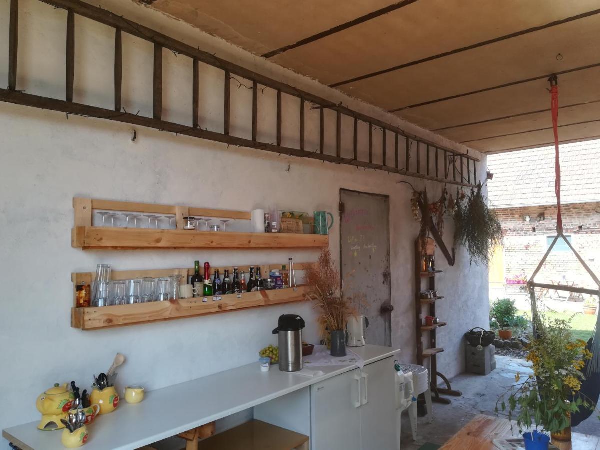 Ferienwohnung & Campingplatz Vor Dem Berg Heideblick ภายนอก รูปภาพ